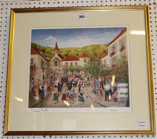 Frances Trott La Fete de St.Vincent prin, no.13 of 400